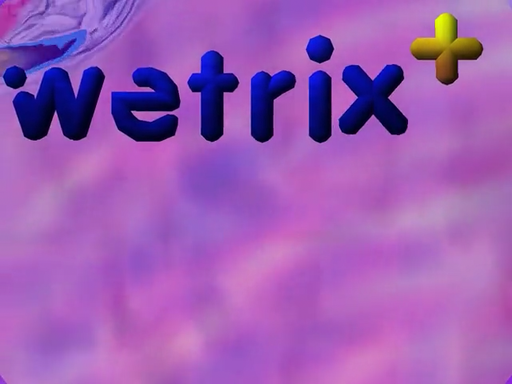 Wetrix+ title screen for Sega Dreamcast